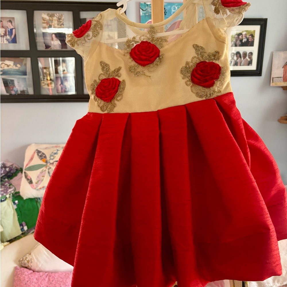 Handmade traditional dress from India. Size 4T/5T